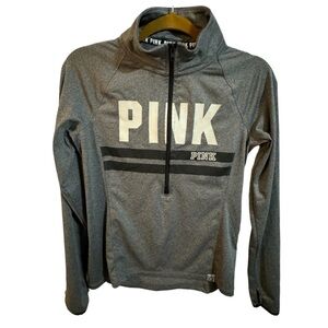 PINK by Victoria’s Secret Dri Fit Pullover Half Zip with Thumb Holes.